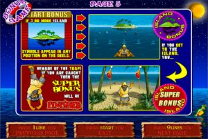 таблица выплат онлайн игрового автомата Остров 2